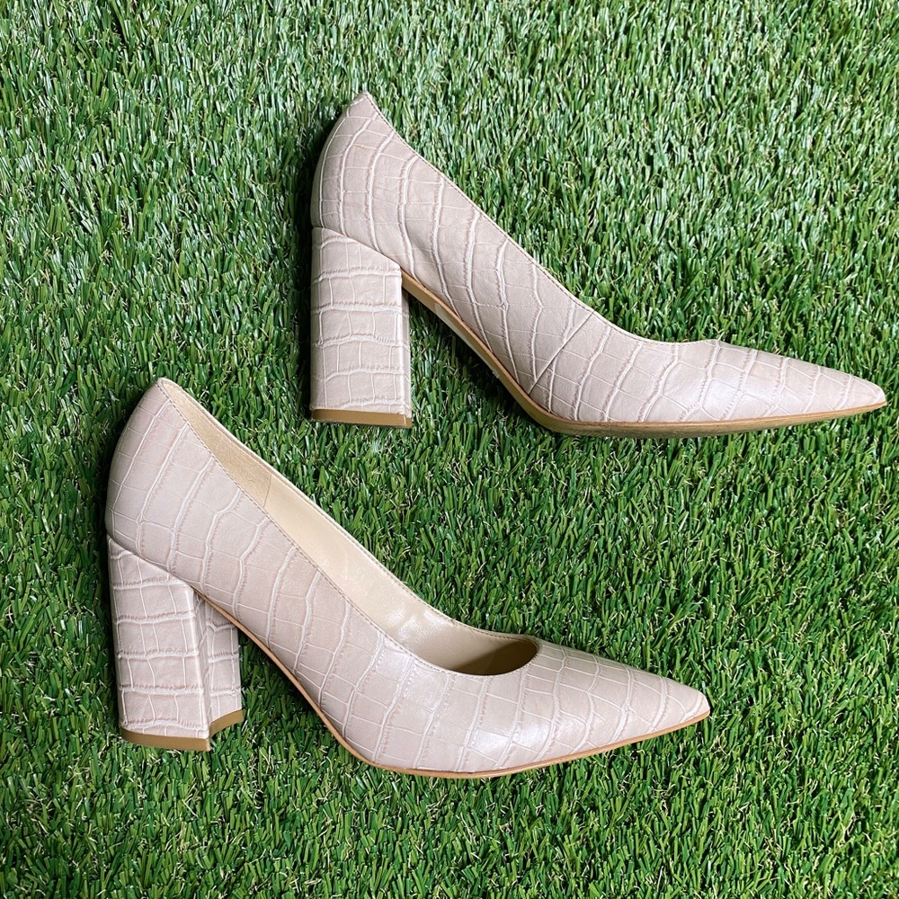 Nine West block heels - near perfect condition😍